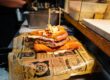 Cross-section of a classic Cuban sandwich, Miami style.